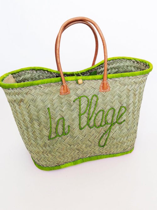 Panier Aravola Pasika GM Vert Anis - Kiabi