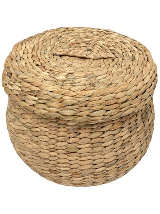Panier Arona - Panier, jacinthe d'eau, naturel ø30x26,5 cm