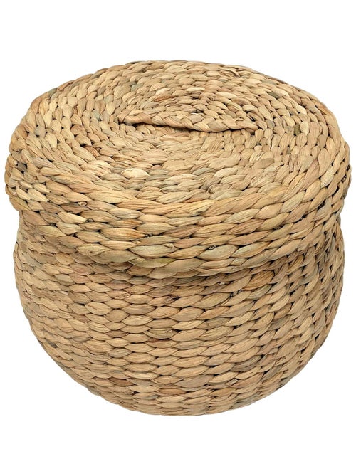 Panier Arona - Panier, jacinthe d'eau, naturel ø30x26,5 cm - Kiabi
