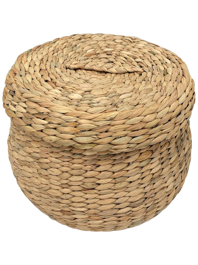 Panier Arona - Panier, jacinthe d'eau, naturel ø30x26,5 cm Beige - Kiabi