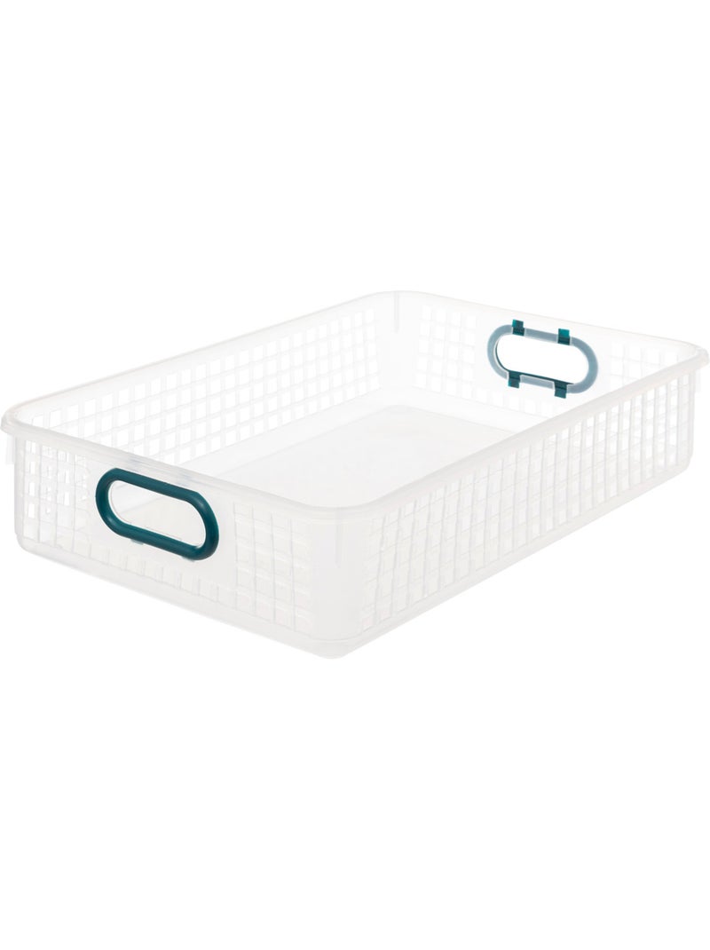 Panier bas rectangulaire 6,6l tendance Blanc - Kiabi