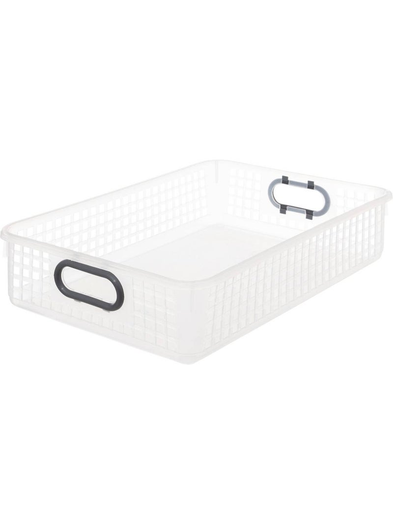 Panier bas rectangulaire 6,6l tendance Bleu - Kiabi