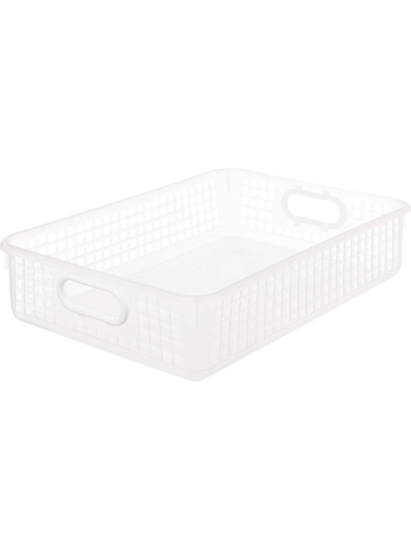 Panier bas rectangulaire 6,6l tendance Bleu - Kiabi