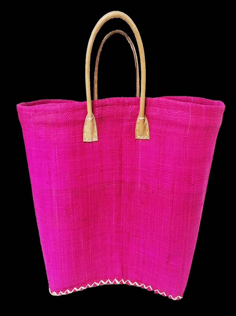 Panier Belo GM Unis Fuchsia Rose - Kiabi