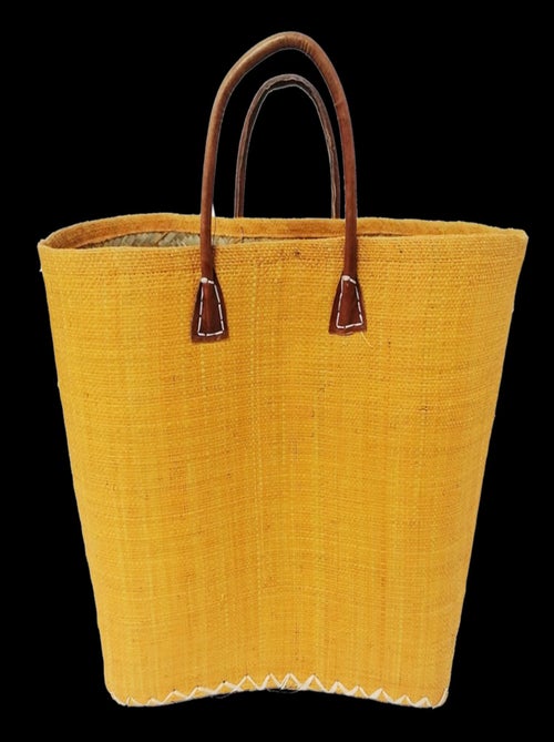 Panier Belo GM Unis Safran - Kiabi