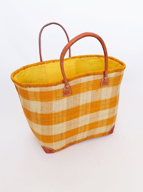 Panier Beloha GM Safran avec pochon - Kiabi