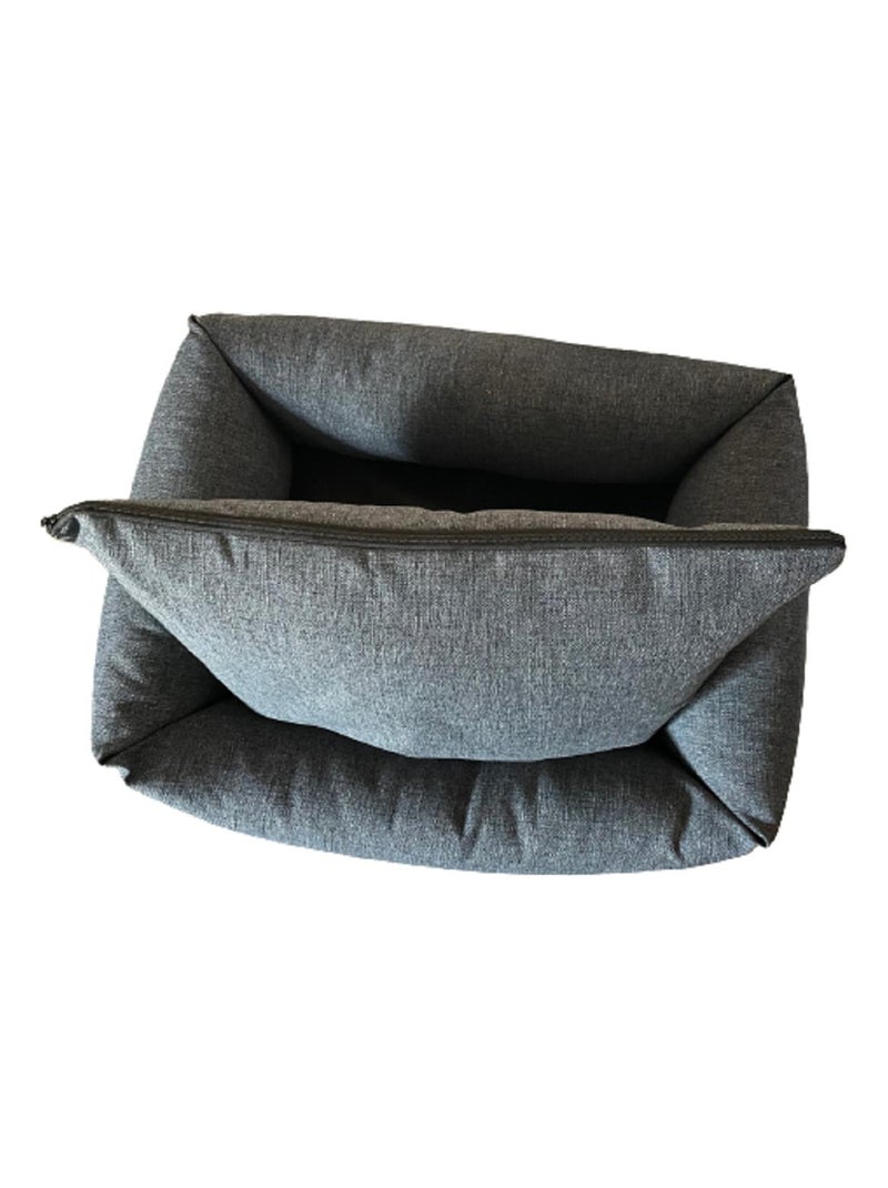 PANIER CHIEN 100% DEHOUSSABLE BLEU Bleu - Kiabi