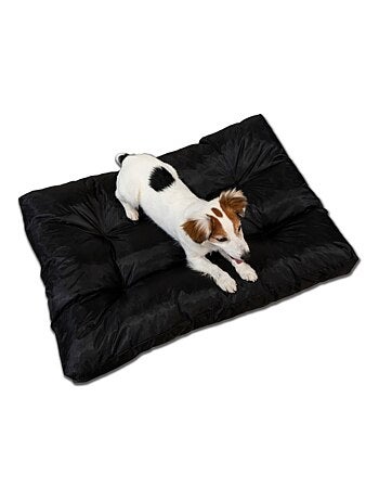 Panier chien déhoussable 90x65x10 cm noir