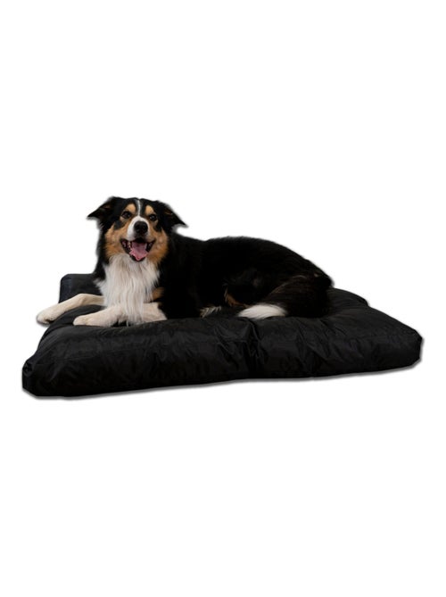 Panier chien déhoussable 90x65x10 cm noir - Kiabi