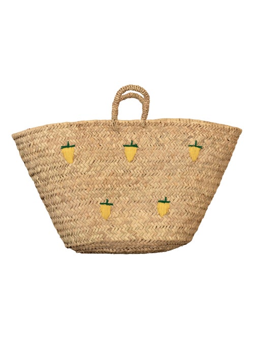 Panier Citrons brodés - Kiabi
