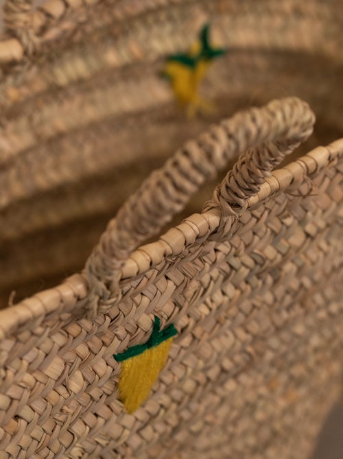 Panier Citrons brodés - Kiabi