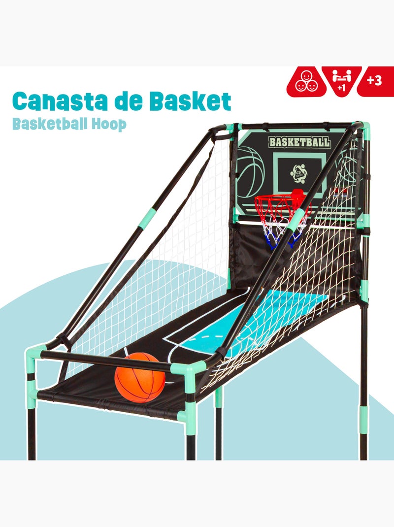 Panier de basket avec cadre de retour et tableau d'affichage électronique cb games N/A - Kiabi