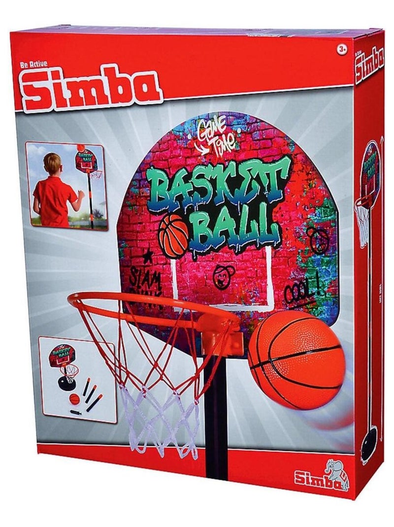 Panier de basket-ball avec support Multicolore - Kiabi