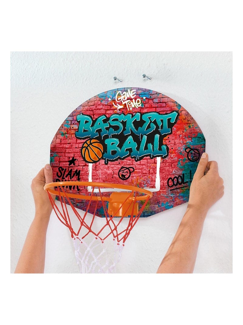 Panier de basket-ball avec support Multicolore - Kiabi