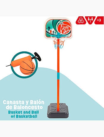 Panier de basket-ball pour enfants avec ballon cb toys