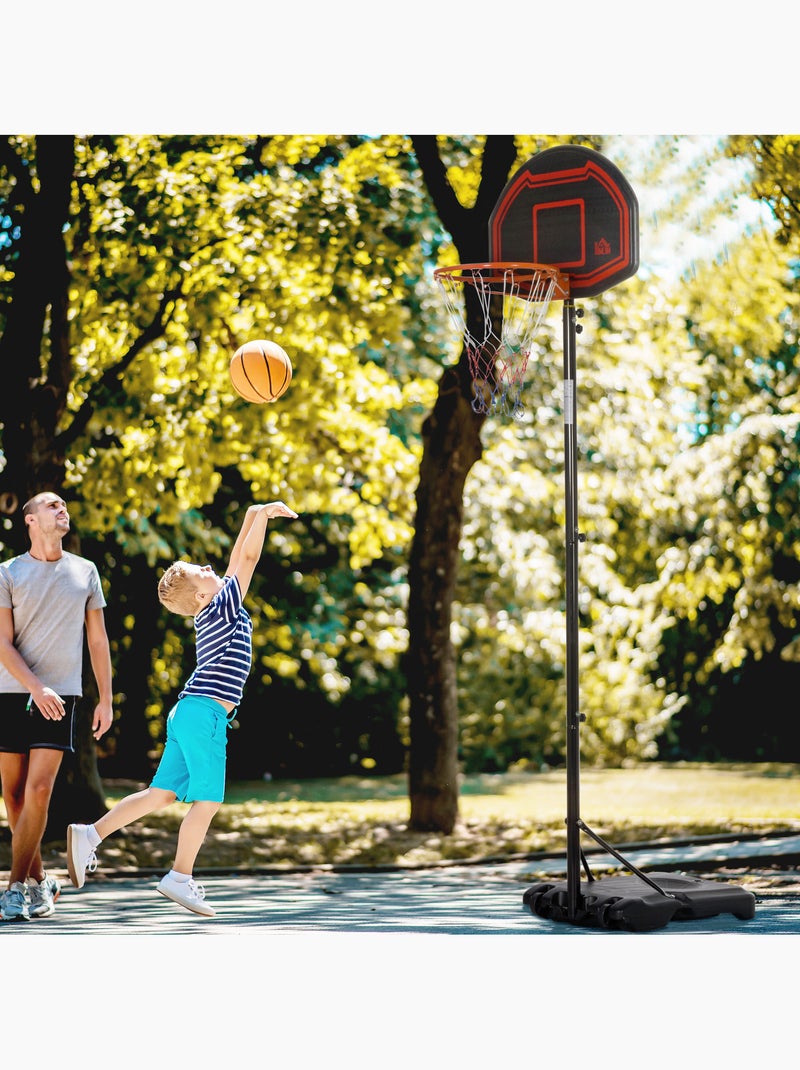 Panier de basket-ball sur pied Rouge - Kiabi