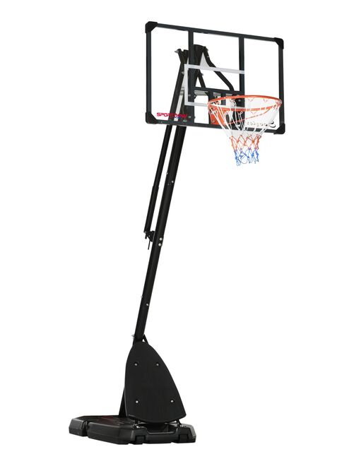 Panier de basket-ball sur pied roulettes réglable H. 2,93-3,5 m noir - Kiabi