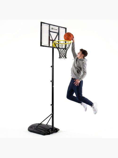 Panier de Basket Enfant avec Roues Réglable Hauteur 160-260cm 82x53cm - Kiabi Panier de Basket Enfant avec Roues Réglable Hauteur 160-260cm 82x53cm - Kiabi