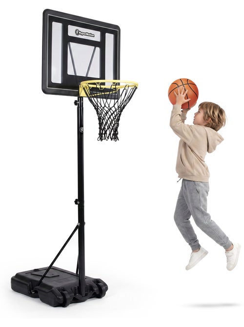 Panier de Basket Enfant avec Roues Réglable Hauteur 165-215cm 82x58cm - Kiabi Panier de Basket Enfant avec Roues Réglable Hauteur 165-215cm 82x58cm - Kiabi