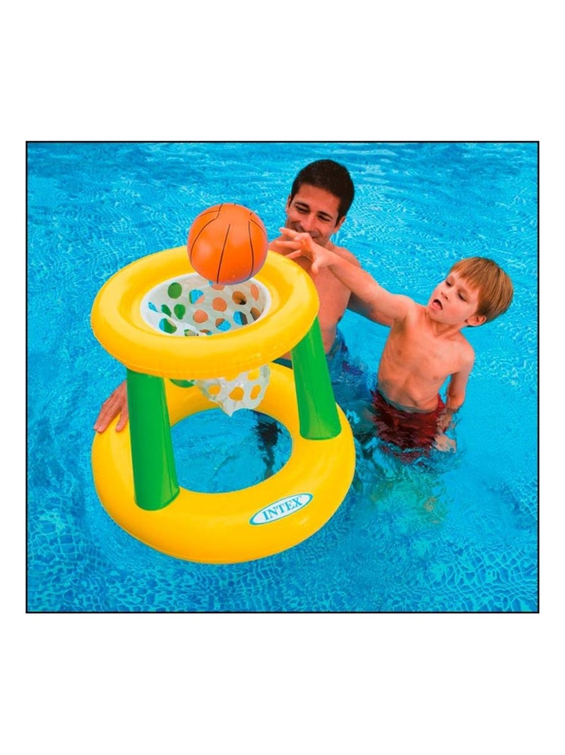 Panier de basket gonflable Jaune - Kiabi