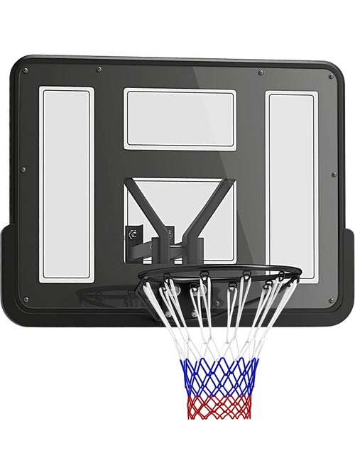 Panier de basket mural - kit fixation murale inclus - noir - Kiabi