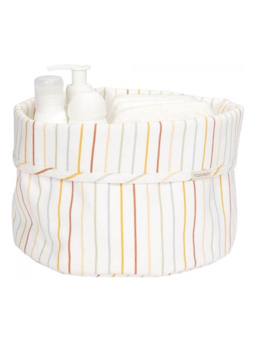 Panier de commode rond Vintage Sunny Stripes - Kiabi