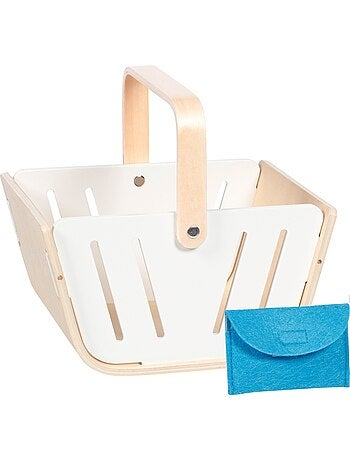 Panier de courses avec porte-monnaie