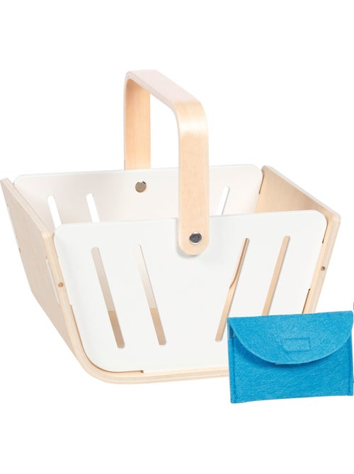 Panier de courses avec porte-monnaie - Kiabi Panier de courses avec porte-monnaie - Kiabi