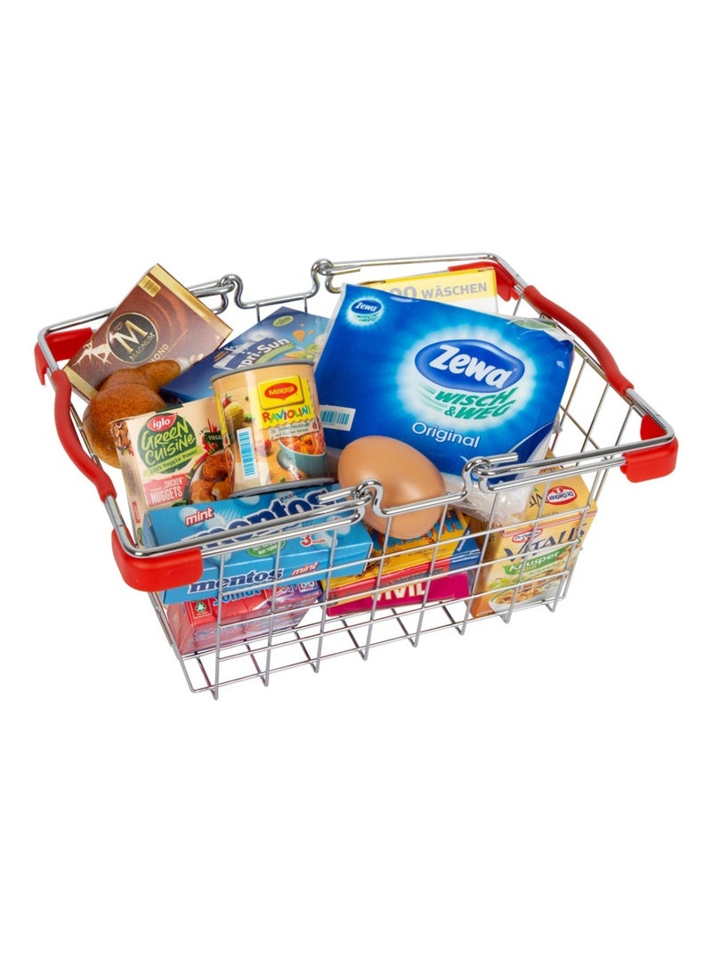 Panier de courses en métal Gris - Kiabi