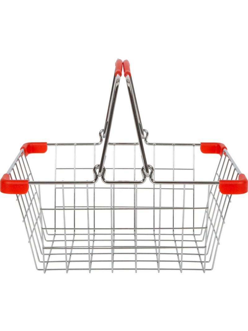 Panier de courses en métal Gris - Kiabi