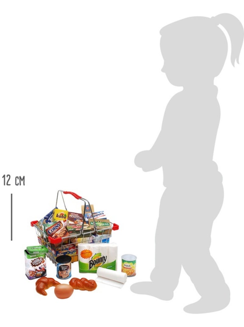 Panier de courses en métal Gris - Kiabi