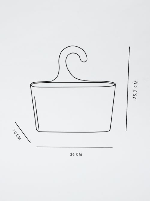 Panier de douche avec accroche - Kiabi