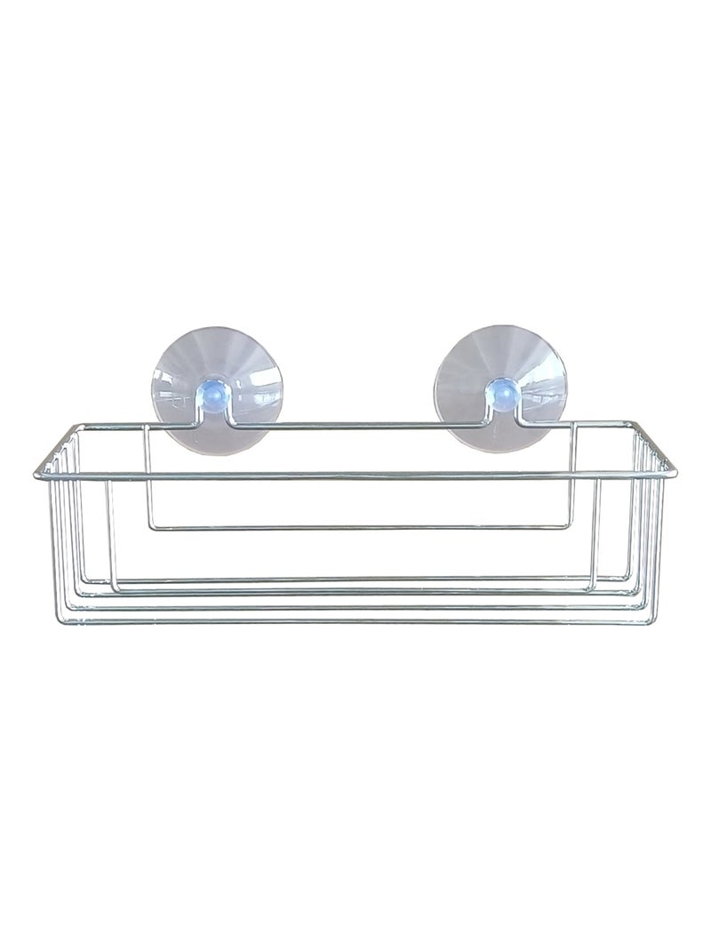 Panier de douche  basic chrome Gris - Kiabi