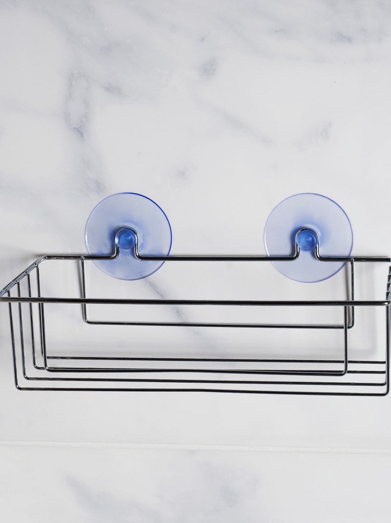 Panier de douche  basic chrome Gris - Kiabi