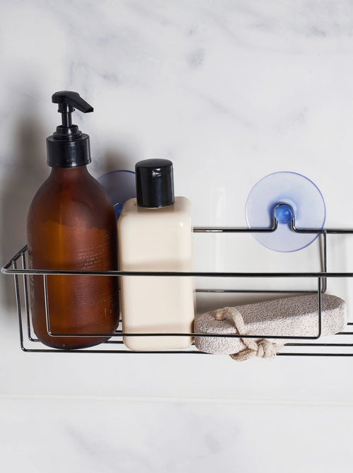 Panier de douche  basic chrome - Kiabi