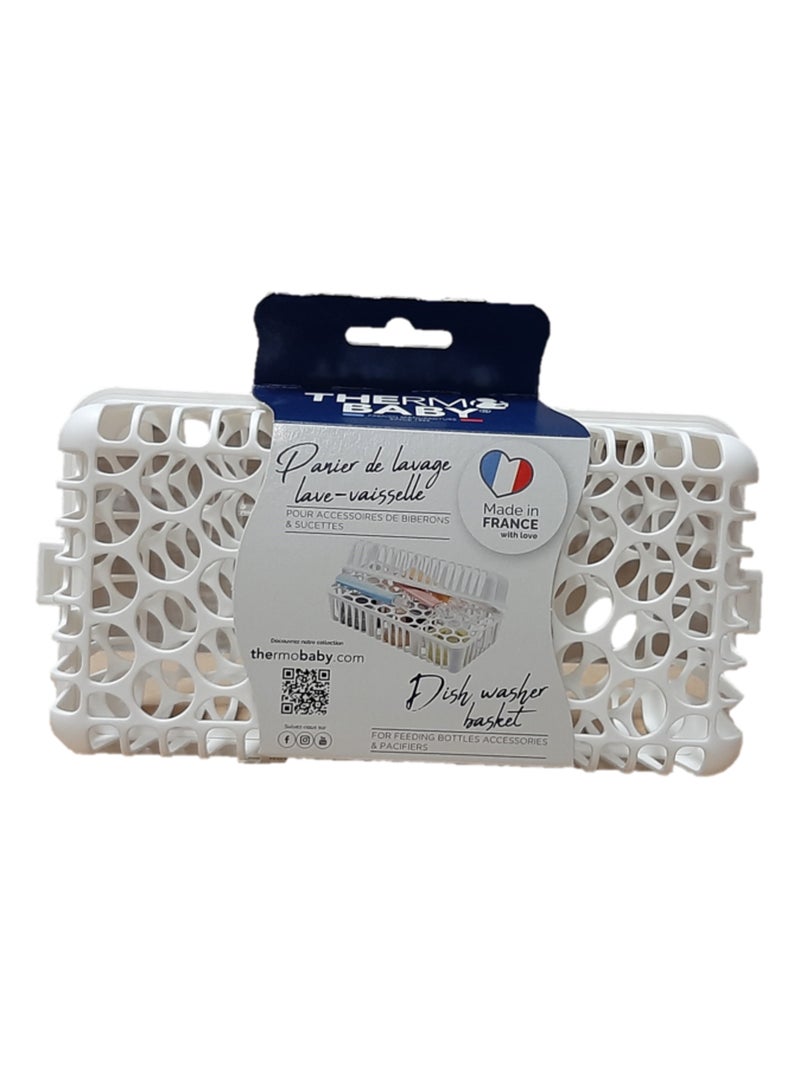 Panier de lavage au lave vaisselle Blanc - Kiabi
