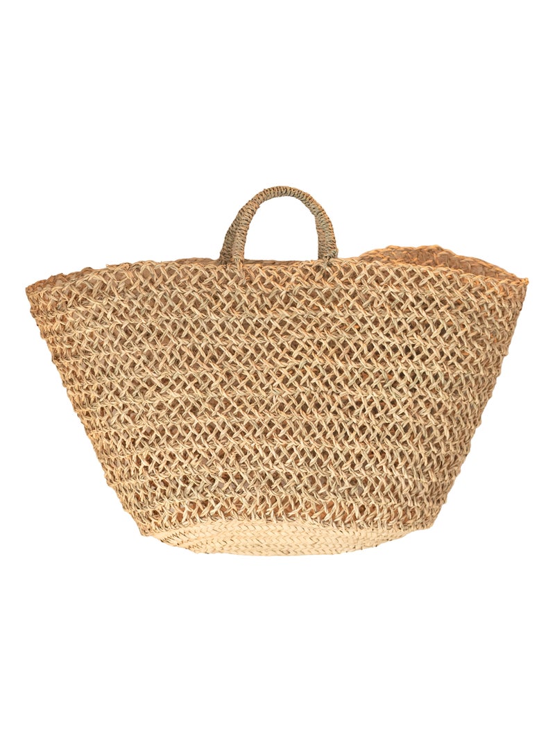 Panier de marché ajouré bohème Beige clair - Kiabi