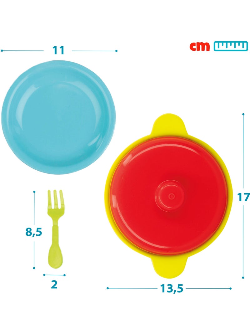 Panier de nourriture et de vaisselle 36 pièces my home colors N/A - Kiabi