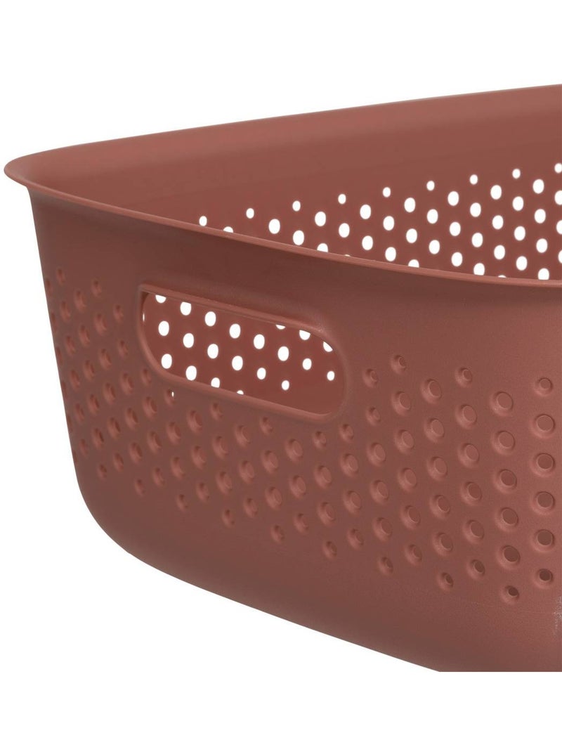 Panier de rangement 10l tila Terracotta - Kiabi