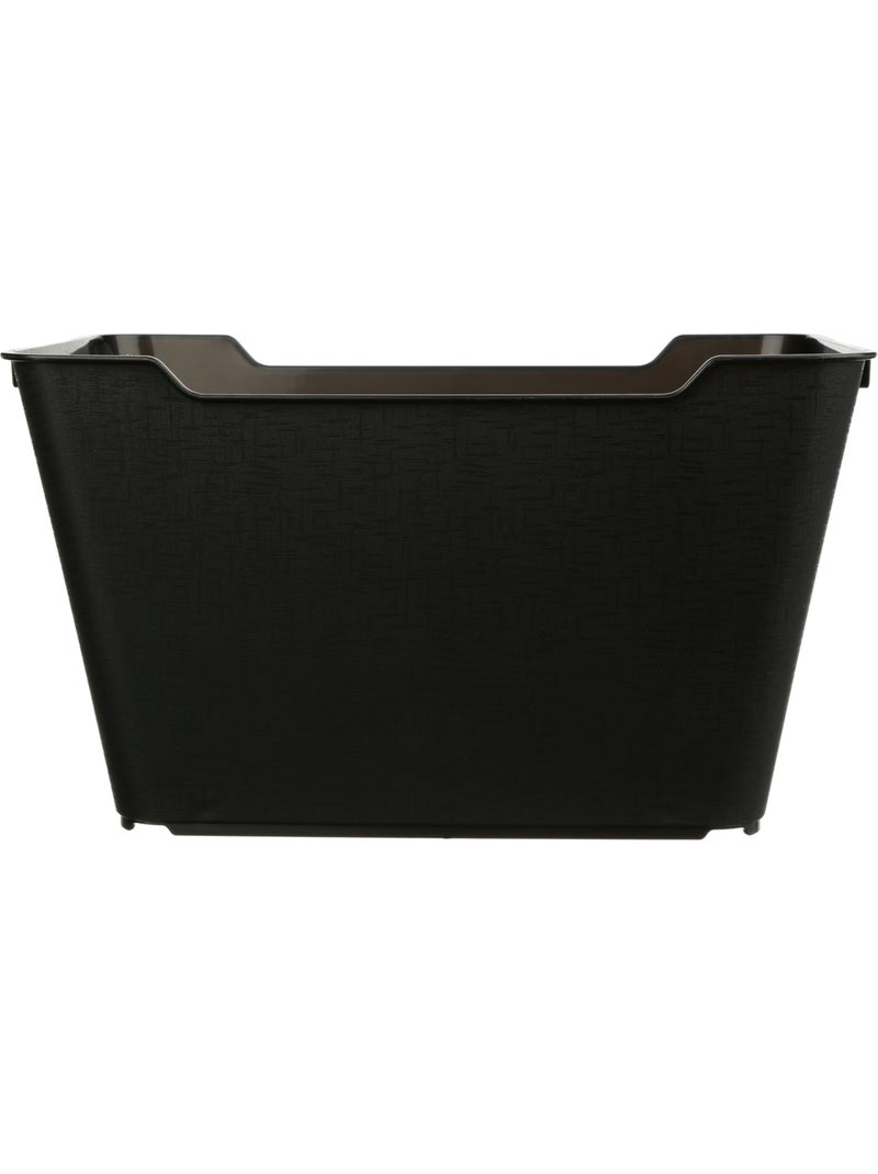 Panier de rangement 12L Jazz JAZZY gris anthracite - Kiabi