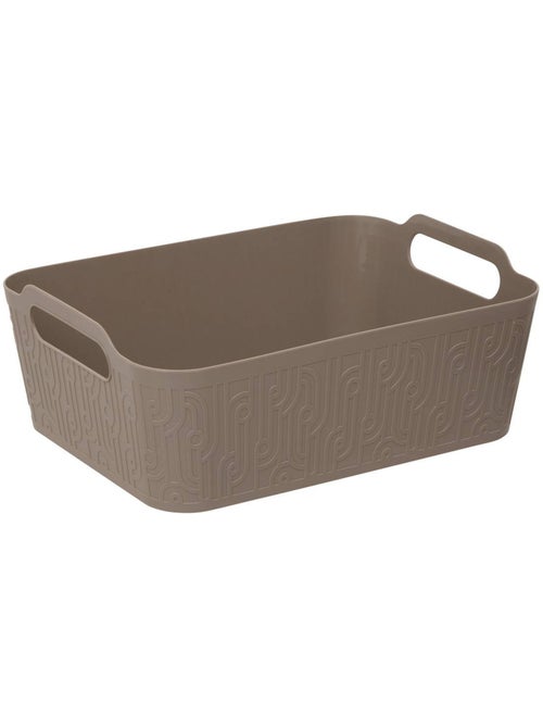 Panier de rangement 12L texturé ARCHE - Kiabi