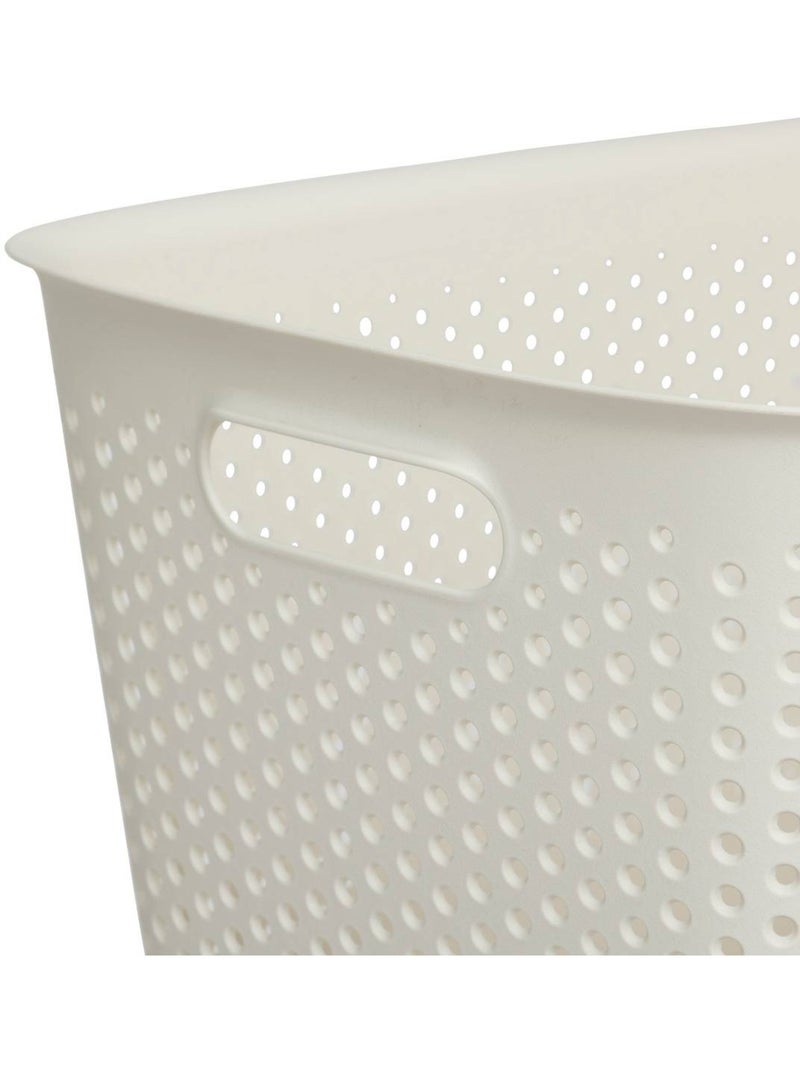 Panier de rangement 17L TILA Beige - Kiabi
