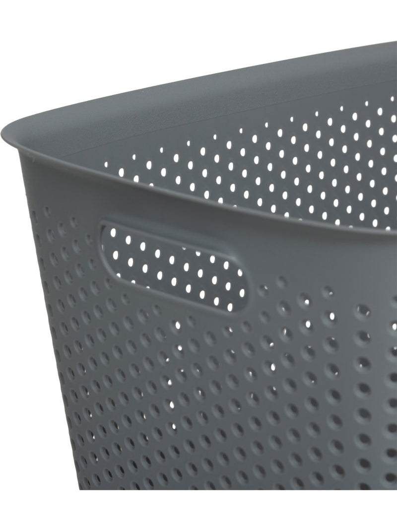 Panier de rangement 17L TILA Gris - Kiabi
