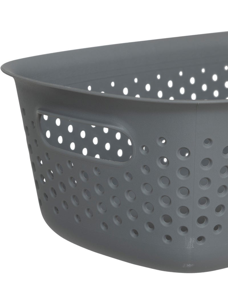 Panier de rangement 3,5L TILA Gris - Kiabi