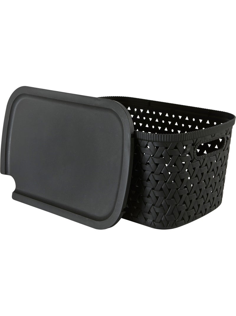Panier de rangement 6,7L TRESSY Noir - Kiabi