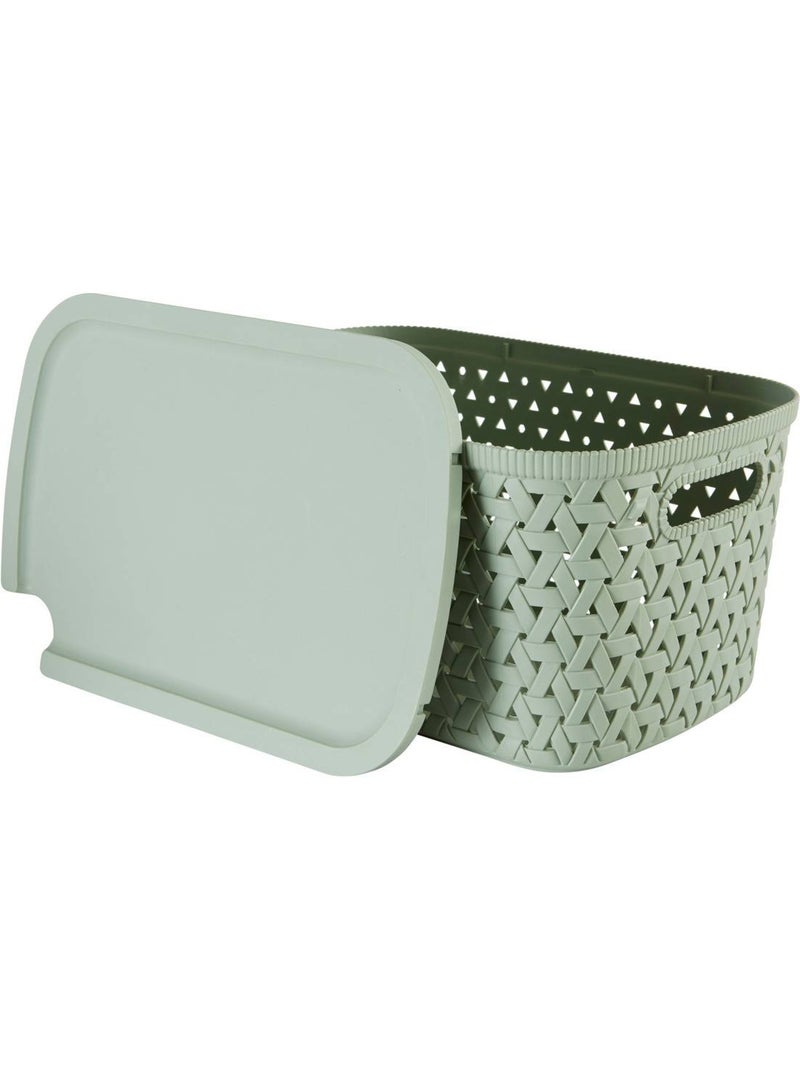 Panier de rangement 6,7L TRESSY Vert olive - Kiabi