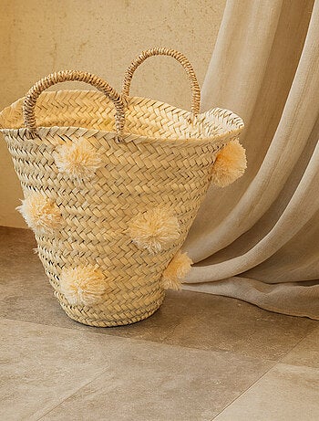 Panier de rangement à pompons