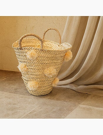 Panier de rangement à pompons
