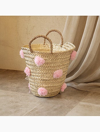 Panier de rangement à pompons