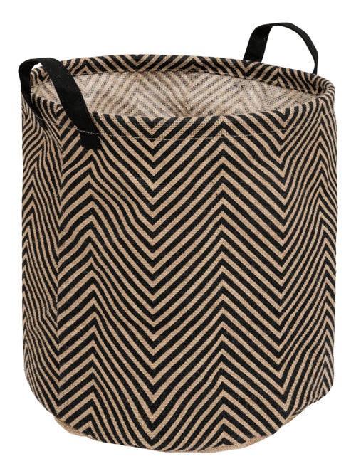 Panier de rangement à rayures - Kiabi